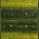 Gabbeh Teppich - Loribaft Perser - 176 x 120 cm - grün
