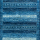 Gabbeh Teppich - Loribaft Perser - 255 x 177 cm - blau