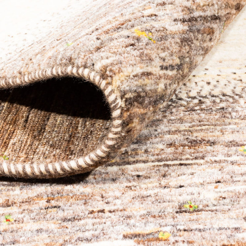 Gabbeh Teppich - Loribaft Perser - 252 x 174 cm - natur
