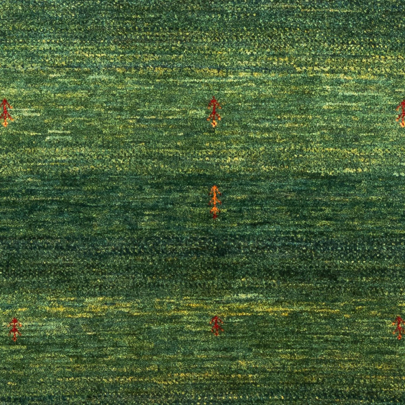 Gabbeh Teppich - Loribaft Perser - 192 x 126 cm - grün