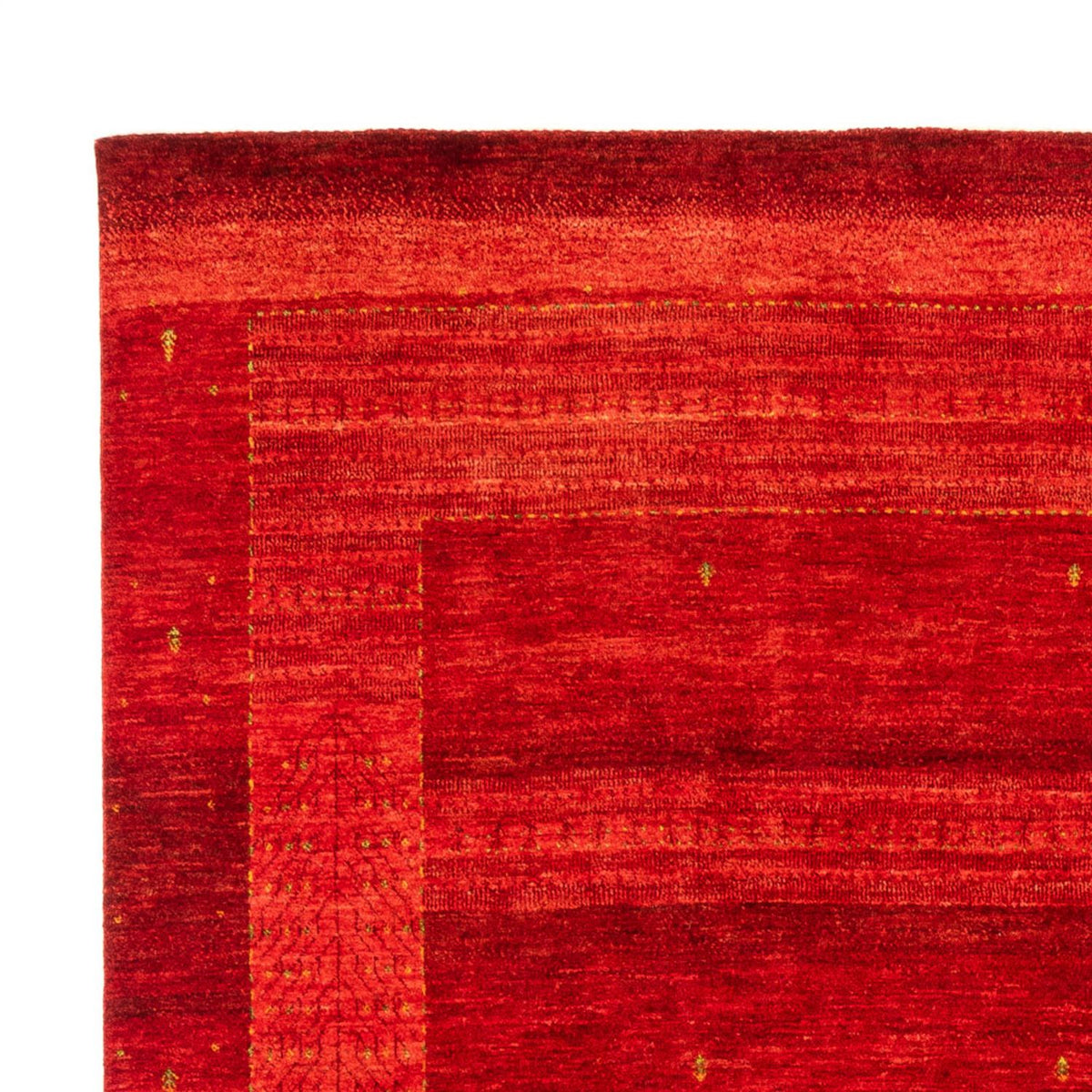Gabbeh Teppich - Loribaft Perser - 313 x 231 cm - rot
