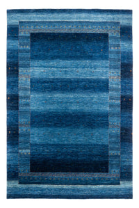 Tapis Gabbeh - Loribaft Persan - 331 x 228 cm - bleu