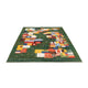 Gabbeh Teppich - Loribaft Perser - 244 x 176 cm - grün