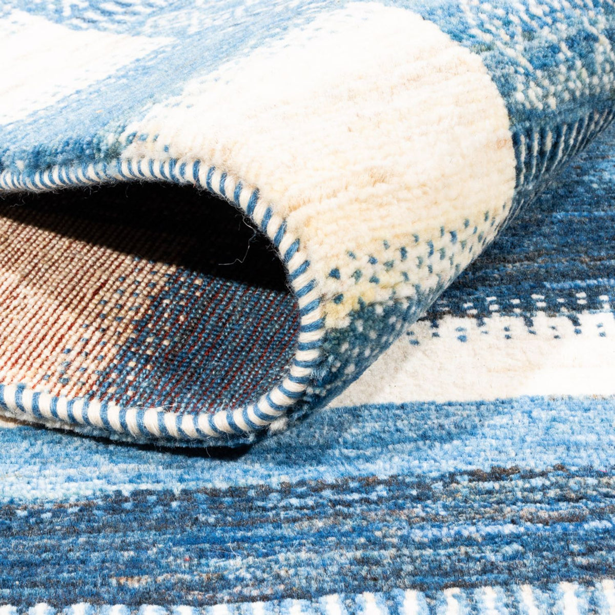 Gabbeh Teppich - Loribaft Perser - Royal - 222 x 172 cm - blau