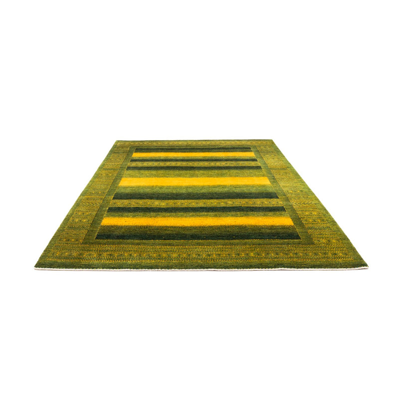 Gabbeh Teppich - Loribaft Perser - 298 x 216 cm - grün