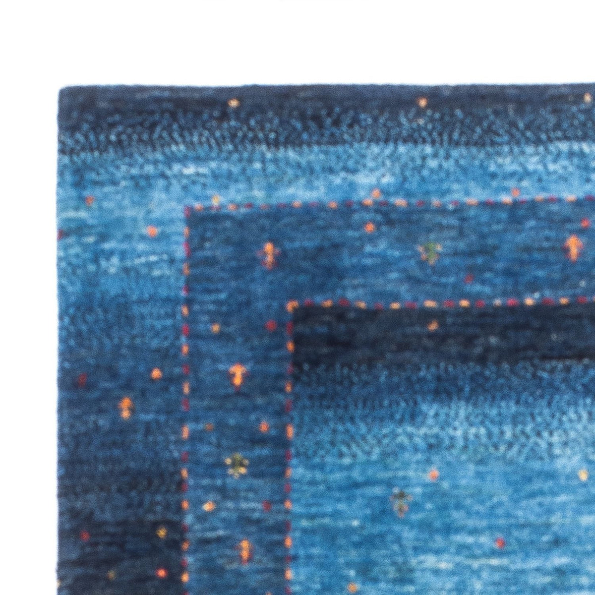 Gabbeh Teppich - Loribaft Perser - 148 x 98 cm - blau