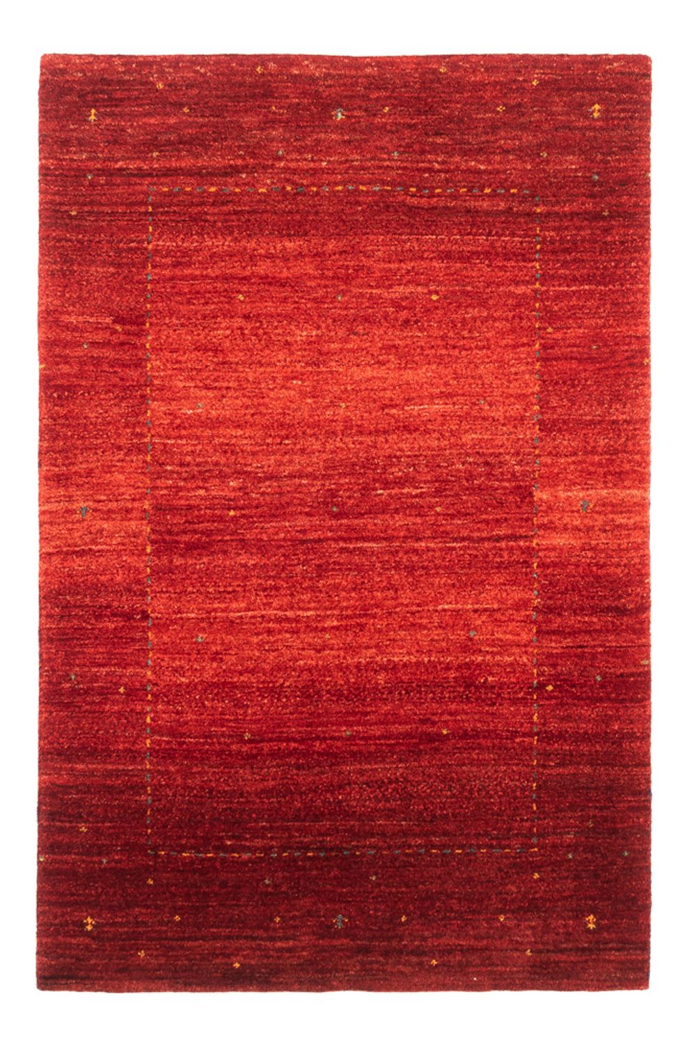Gabbeh Teppich - Loribaft Perser - 125 x 85 cm - rot