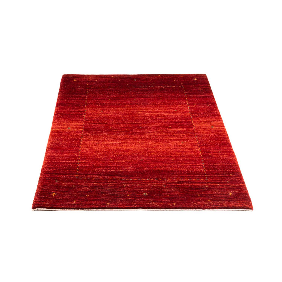 Gabbeh Teppich - Loribaft Perser - 125 x 85 cm - rot