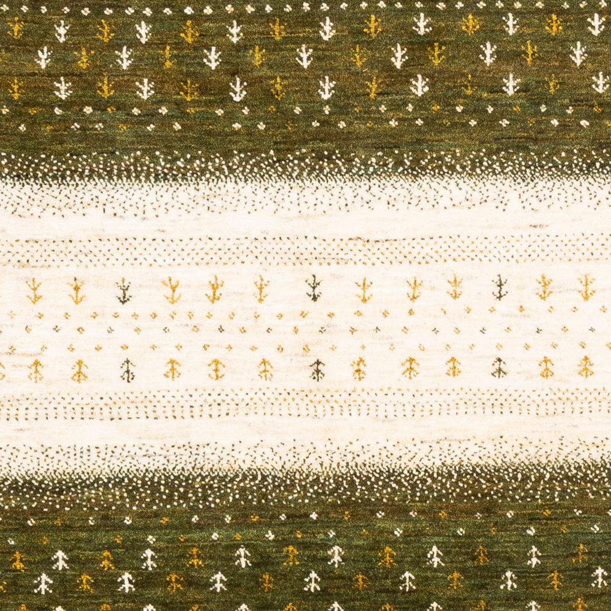 Gabbeh Teppich - Loribaft Perser - 203 x 147 cm - natur