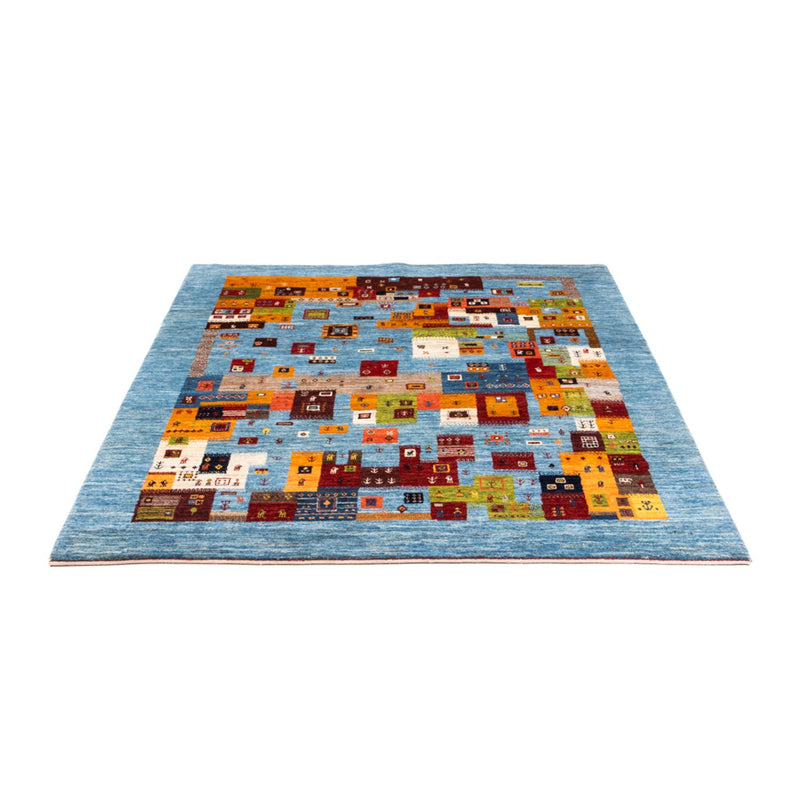 Gabbeh Teppich - Loribaft Perser - Royal - 198 x 155 cm - mehrfarbig