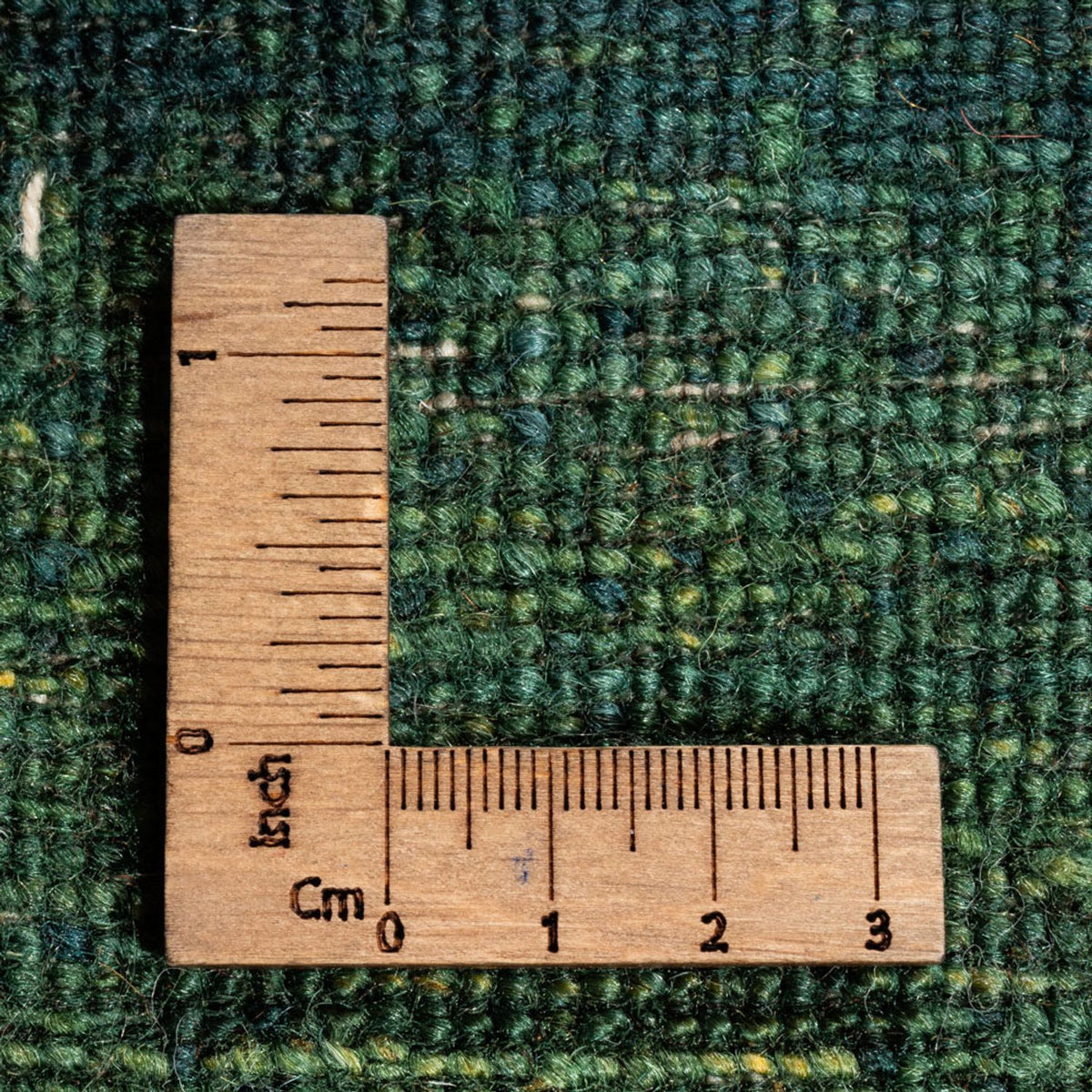 Gabbeh Teppich - Loribaft Perser - 191 x 152 cm - grün