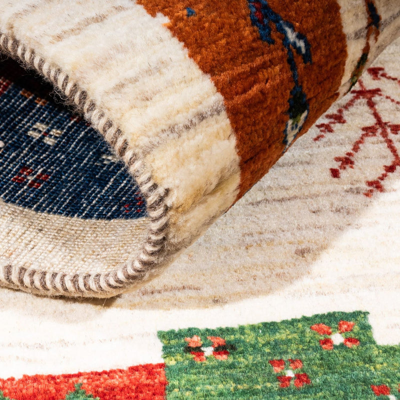 Gabbeh Teppich - Loribaft Perser - Royal - 135 x 83 cm - mehrfarbig