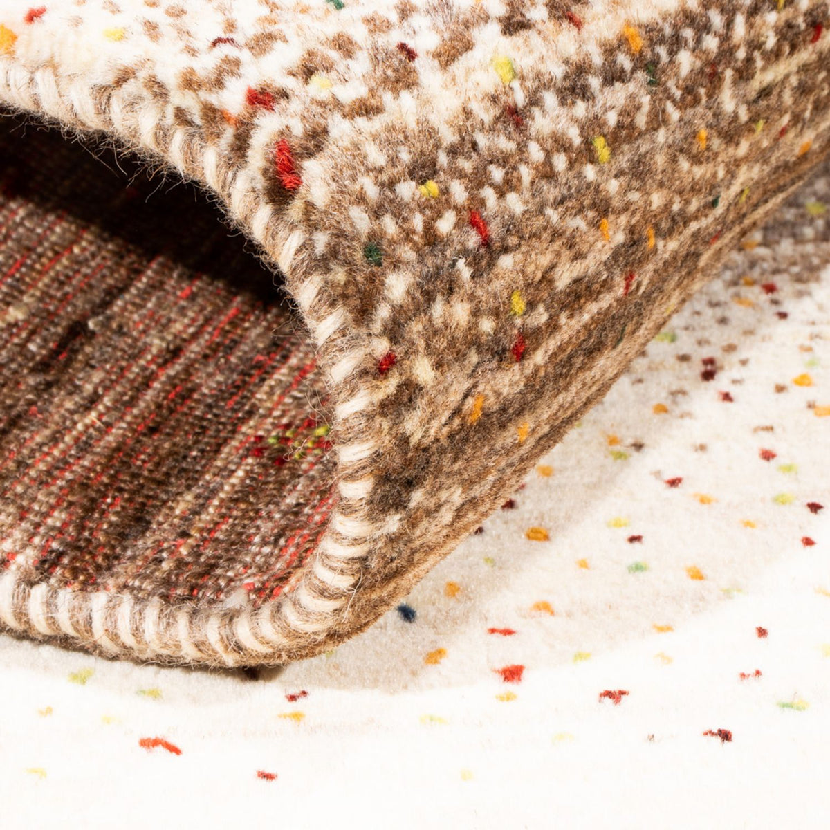 Gabbeh Teppich - Loribaft Perser - Royal - 121 x 82 cm - grau