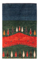 Gabbeh Teppich - Loribaft Perser - Royal - 126 x 82 cm - mehrfarbig