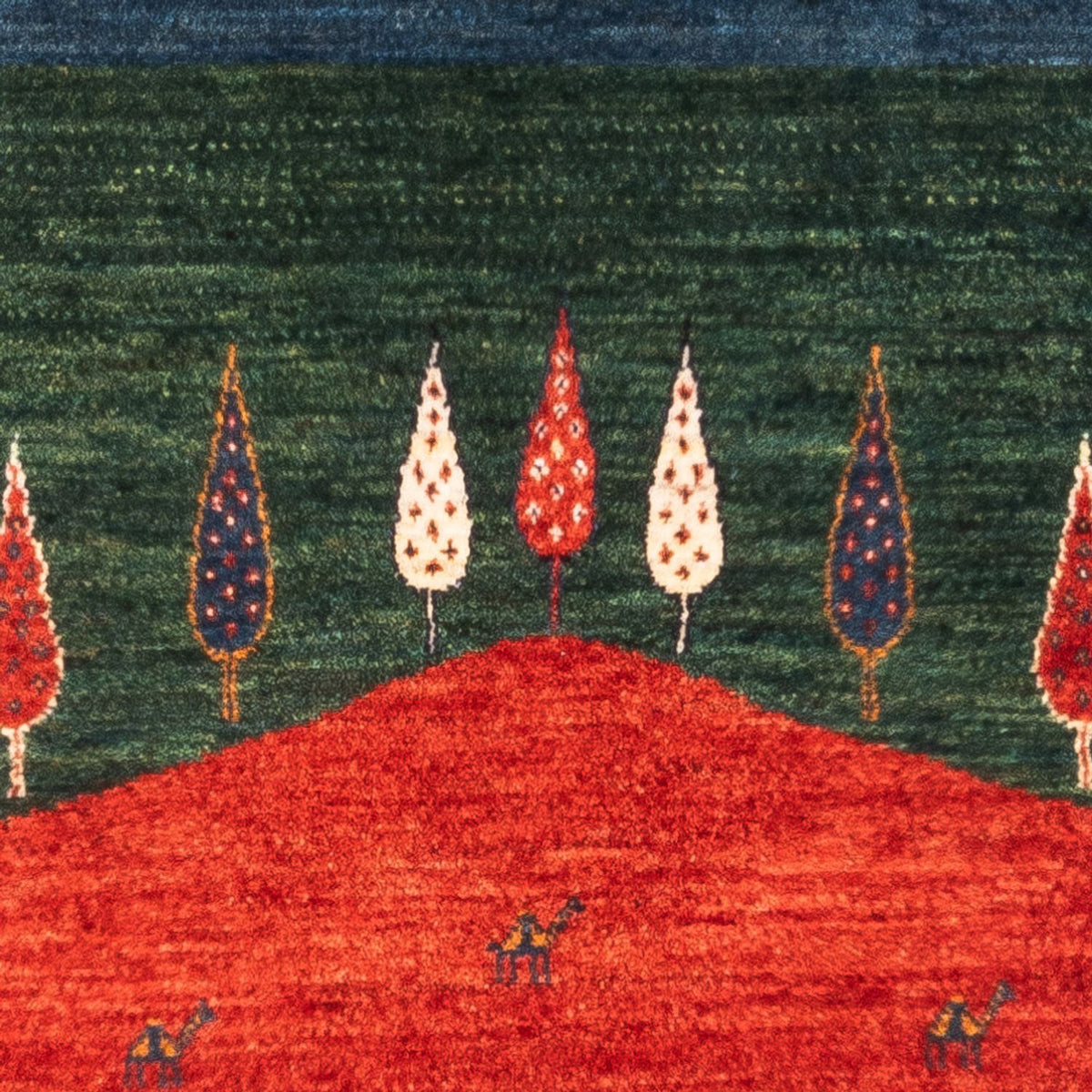 Gabbeh Teppich - Loribaft Perser - Royal - 126 x 82 cm - mehrfarbig