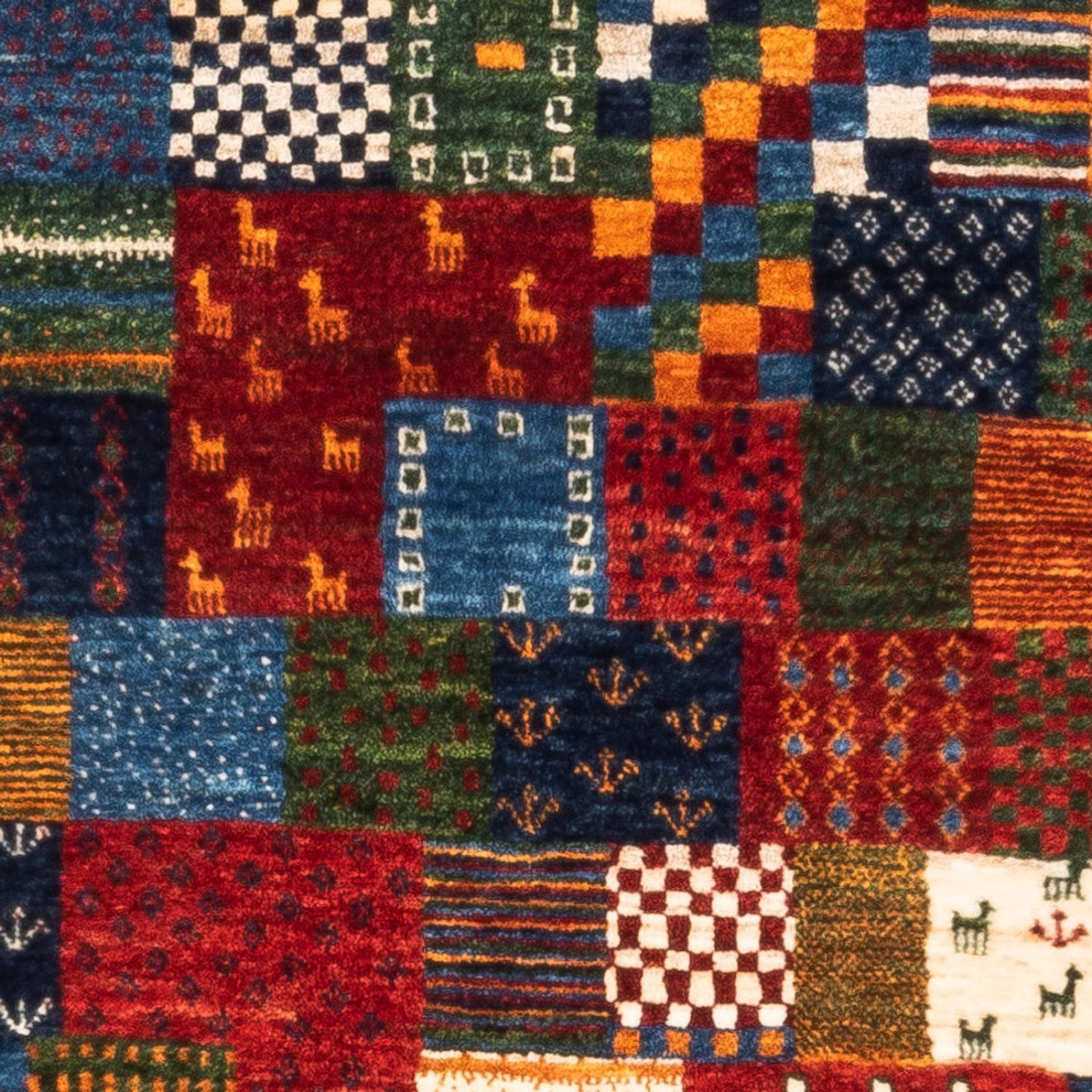 Gabbeh Teppich - Loribaft Perser - Royal - 128 x 84 cm - mehrfarbig