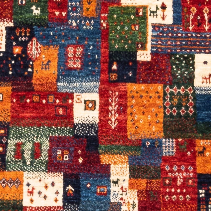 Gabbeh Teppich - Loribaft Perser - Royal - 127 x 84 cm - mehrfarbig