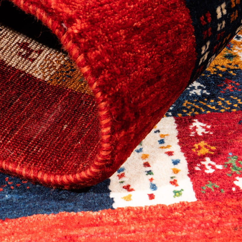 Gabbeh Teppich - Loribaft Perser - Royal - 127 x 84 cm - mehrfarbig