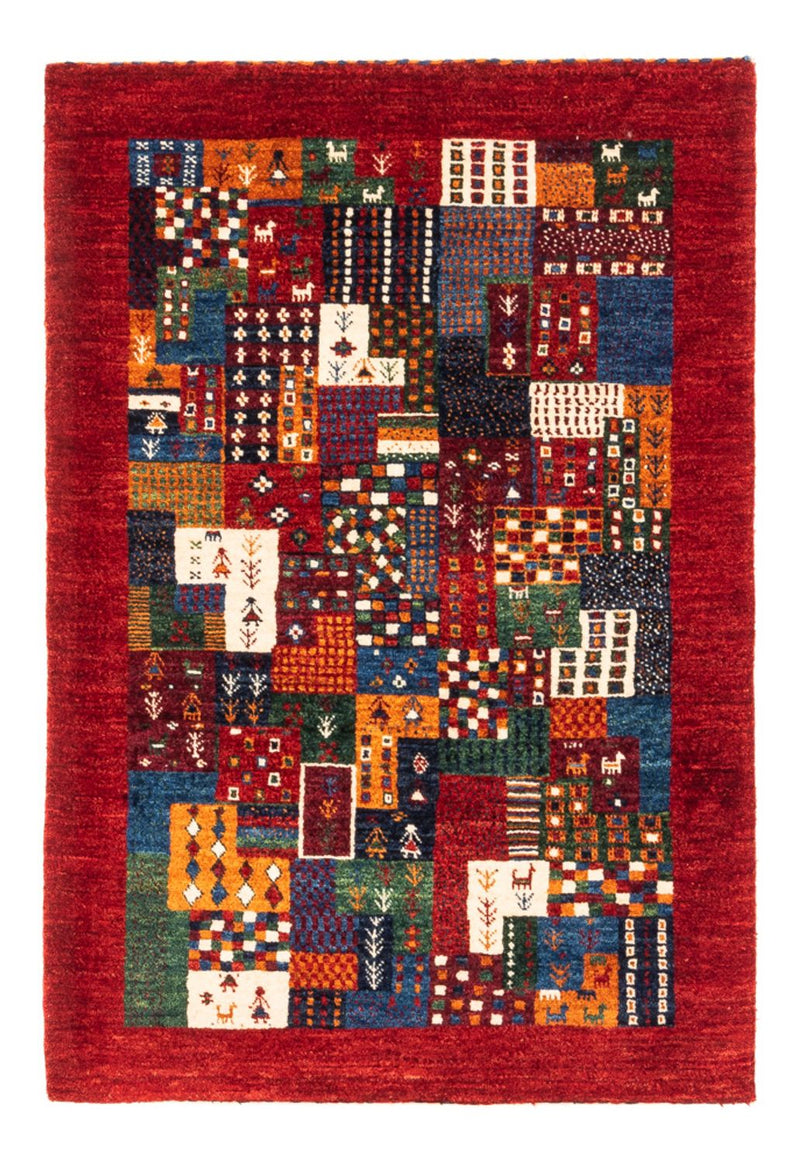 Gabbeh Teppich - Loribaft Perser - Royal - 122 x 84 cm - mehrfarbig
