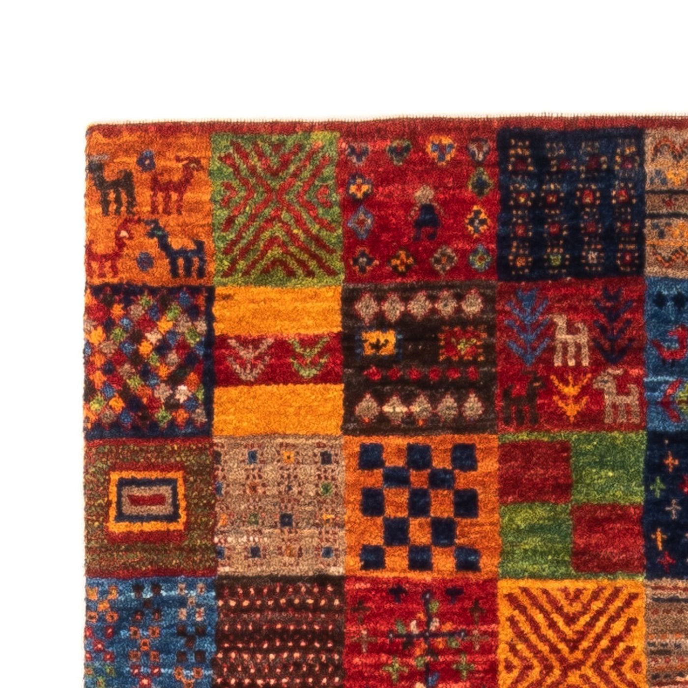 Gabbeh Teppich - Loribaft Perser - Royal - 124 x 80 cm - mehrfarbig