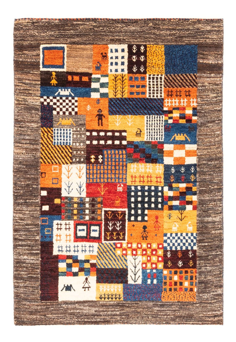 Gabbeh Teppich - Loribaft Perser - Royal - 120 x 83 cm - mehrfarbig
