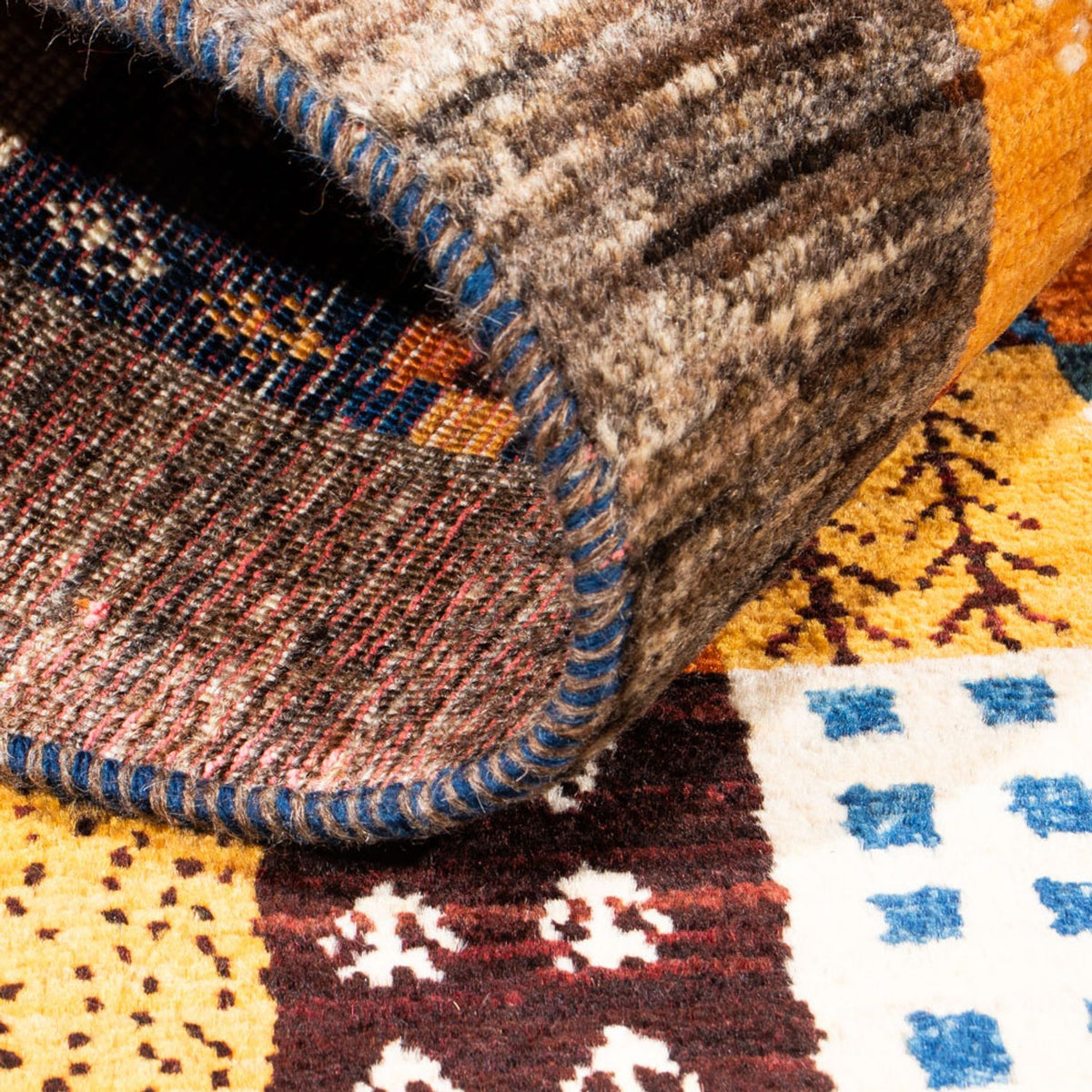 Gabbeh Teppich - Loribaft Perser - Royal - 120 x 83 cm - mehrfarbig