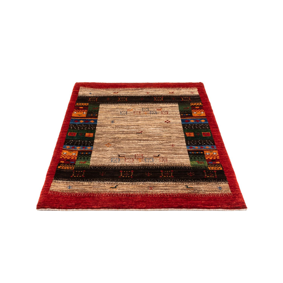 Gabbeh Teppich - Loribaft Perser - Royal - 140 x 86 cm - mehrfarbig