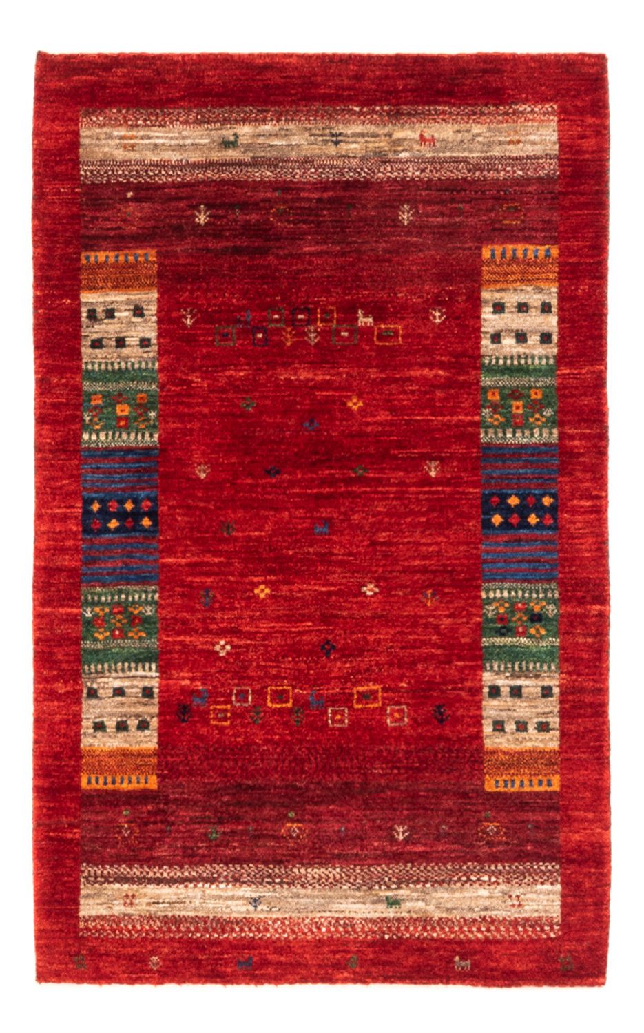 Gabbeh Teppich - Loribaft Perser - Royal - 128 x 83 cm - mehrfarbig