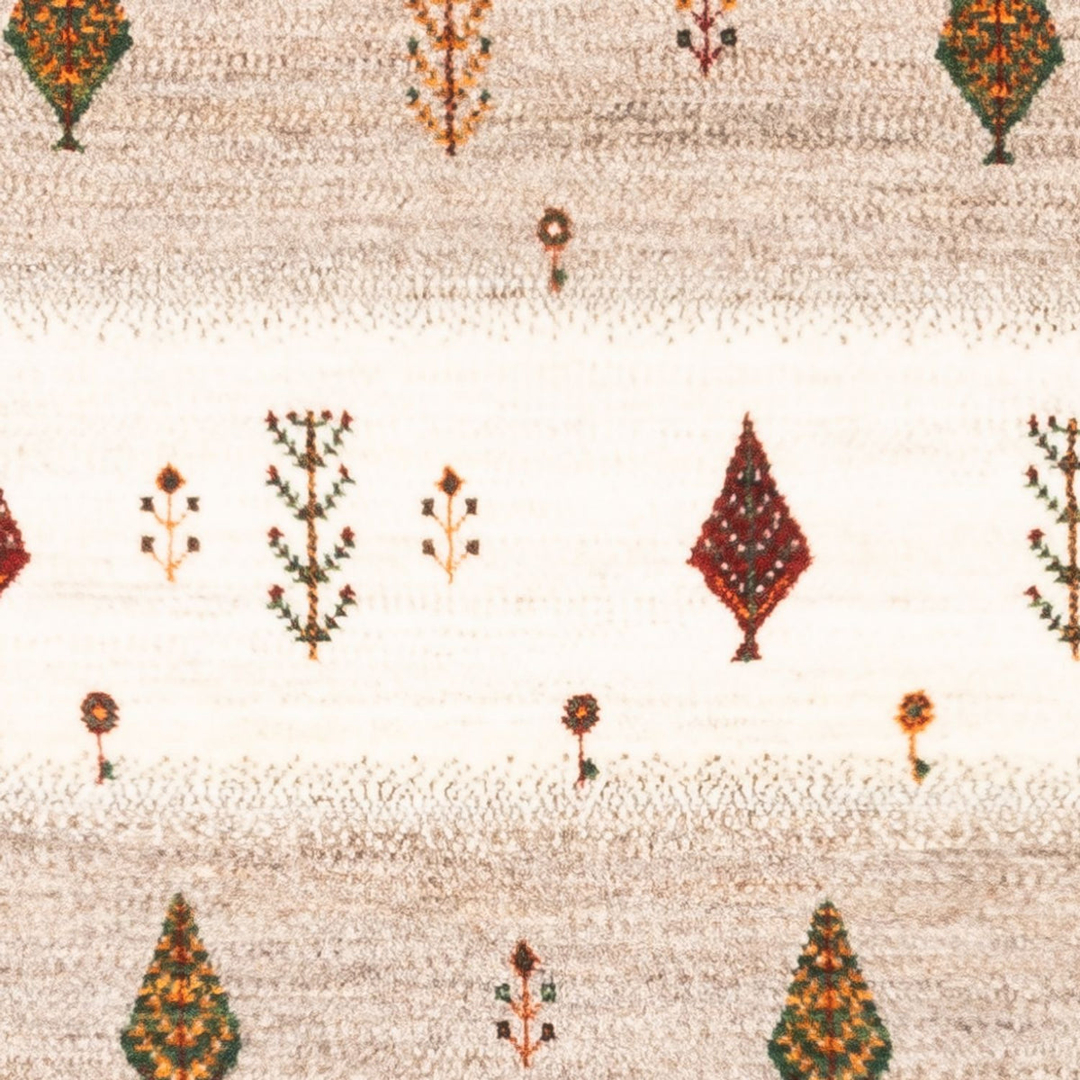 Gabbeh Teppich - Loribaft Perser - Royal - 126 x 84 cm - grau