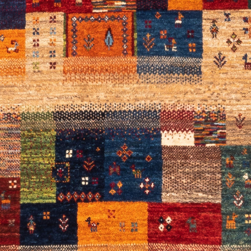 Gabbeh Teppich - Loribaft Perser - Royal - 132 x 84 cm - mehrfarbig