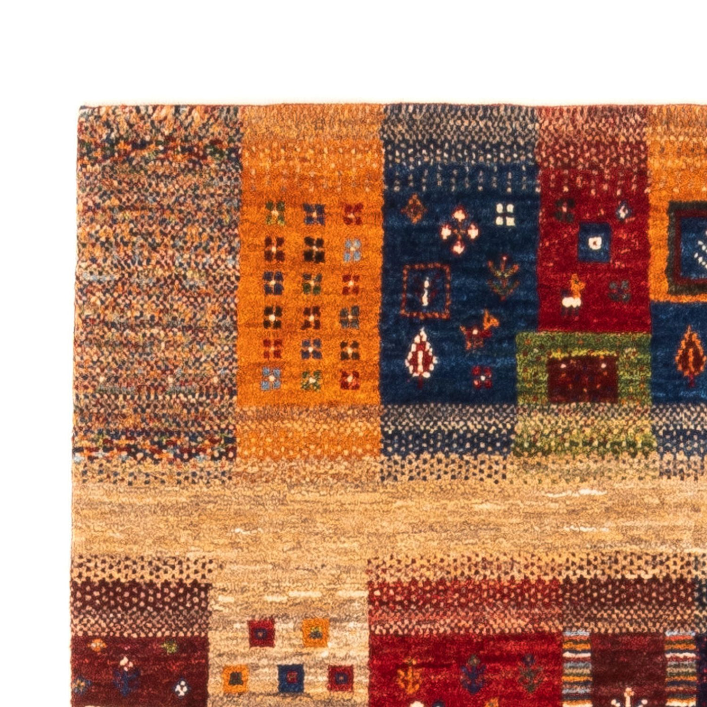 Gabbeh Teppich - Loribaft Perser - Royal - 132 x 84 cm - mehrfarbig