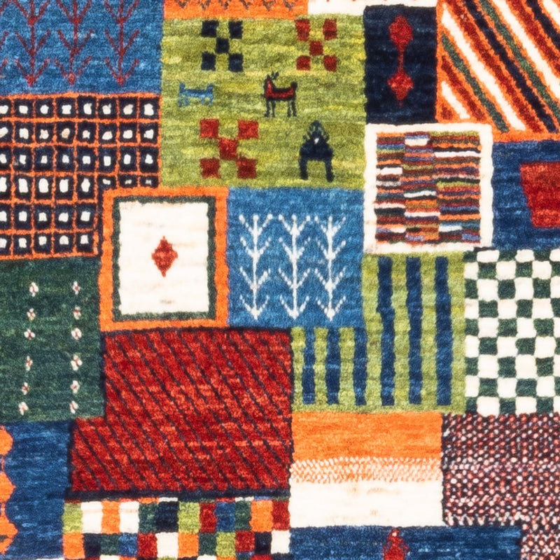 Gabbeh Teppich - Loribaft Perser - Royal - 131 x 81 cm - mehrfarbig
