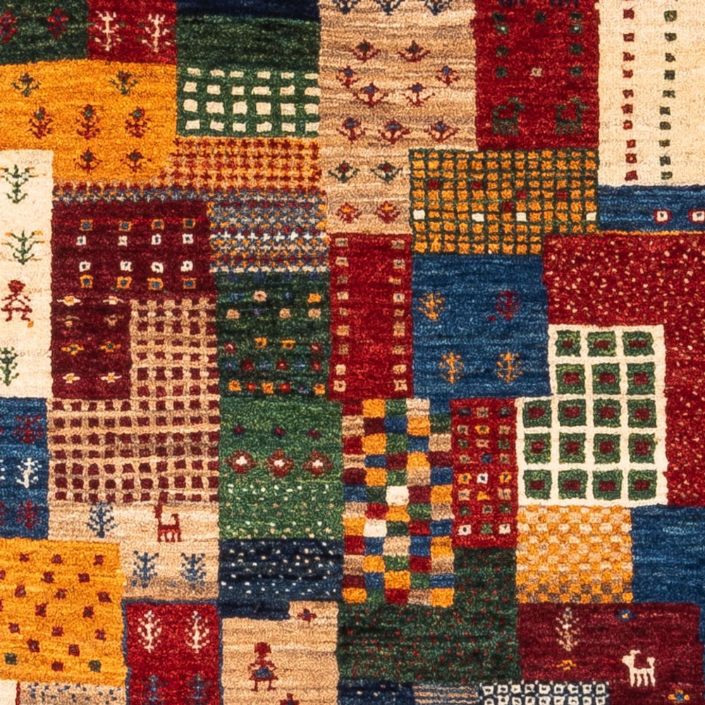 Gabbeh Teppich - Loribaft Perser - Royal - 123 x 82 cm - mehrfarbig
