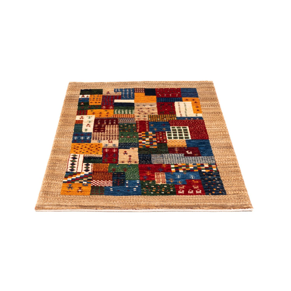 Gabbeh Teppich - Loribaft Perser - Royal - 123 x 82 cm - mehrfarbig