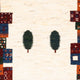 Gabbeh Teppich - Loribaft Perser - Royal - 128 x 80 cm - mehrfarbig