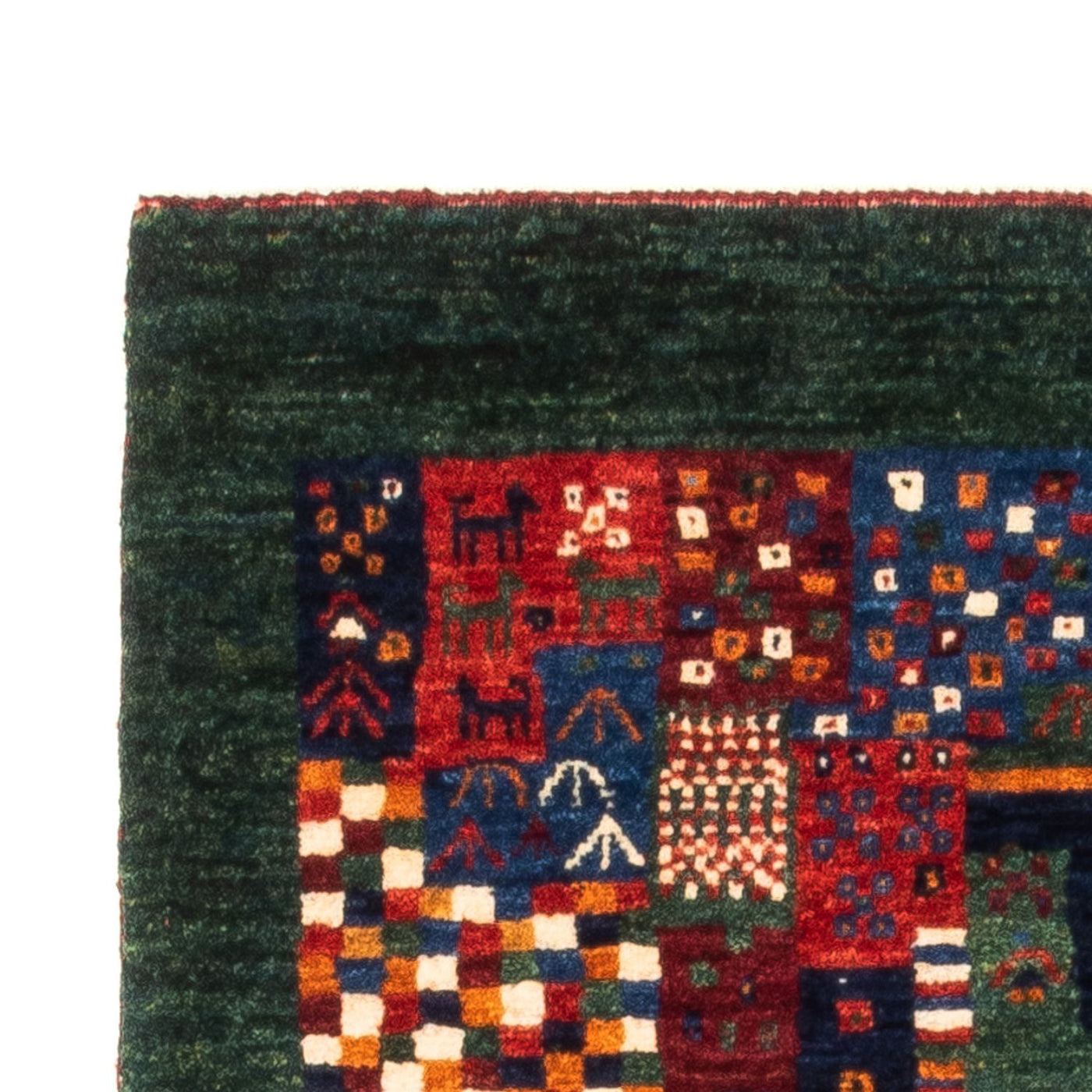 Gabbeh Teppich - Loribaft Perser - Royal - 134 x 82 cm - mehrfarbig
