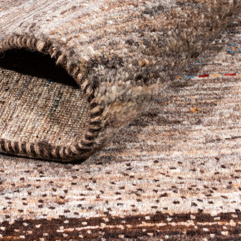 Gabbeh Teppich - Loribaft Perser - 195 x 134 cm - grau