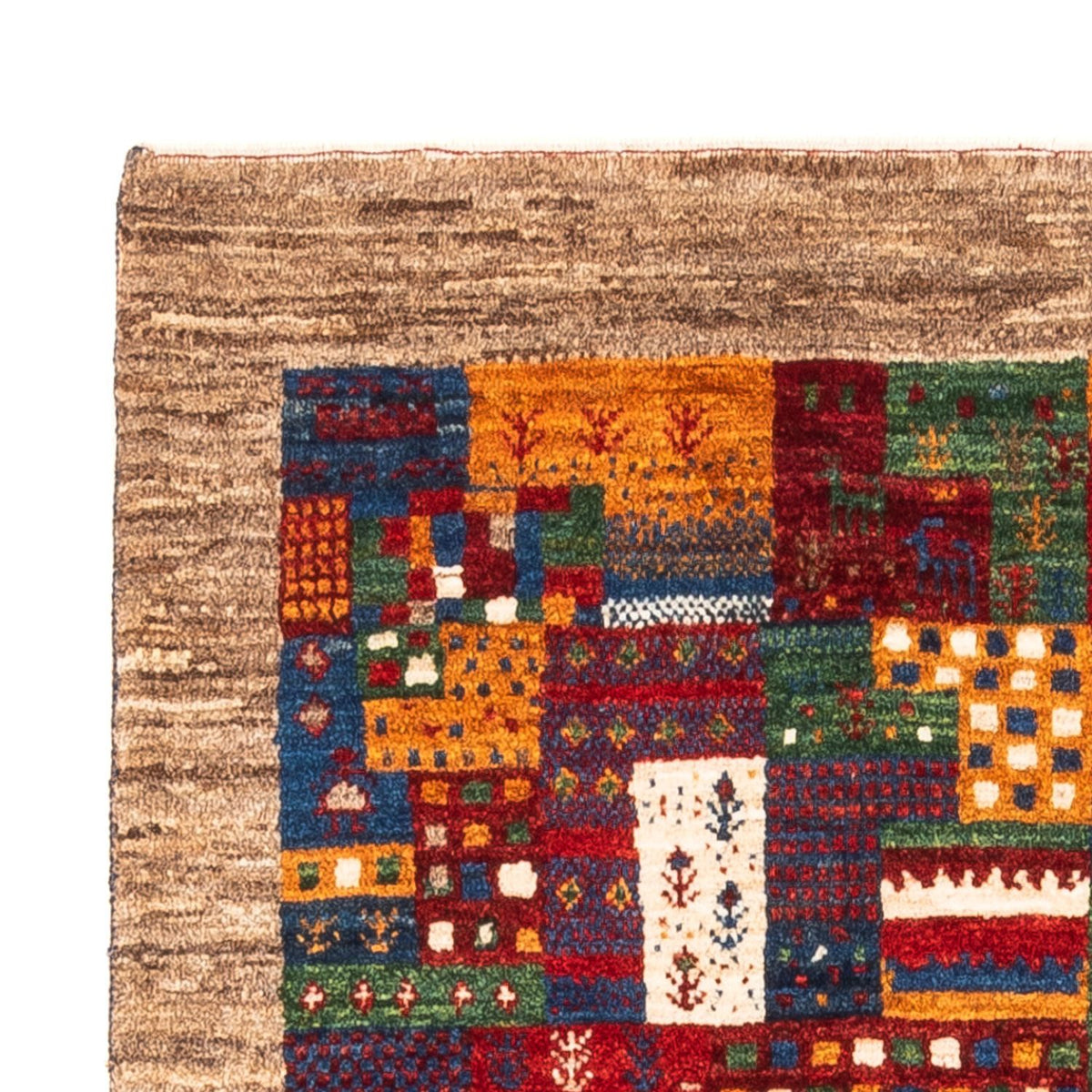Loribaft Teppich Perser 84x123cm - Orientteppich - mehrfarbig