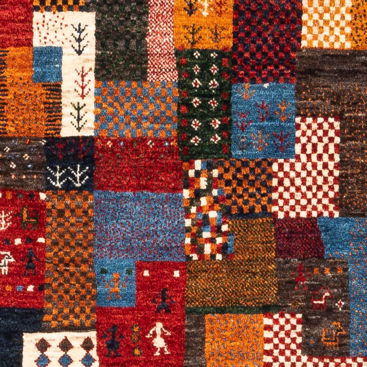 Gabbeh Teppich - Loribaft Perser - Royal - 135 x 83 cm - mehrfarbig