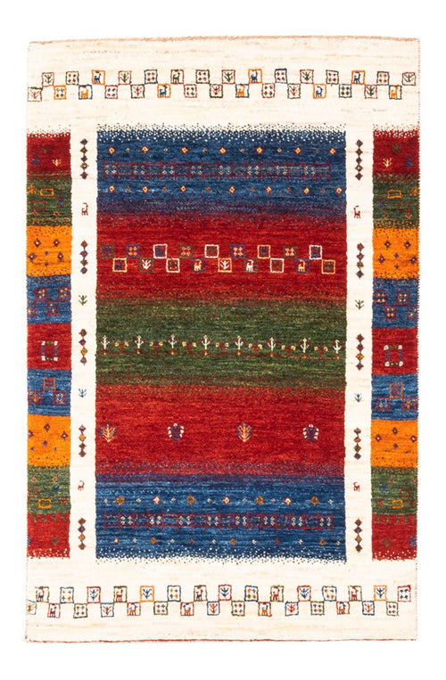 Gabbeh Teppich - Loribaft Perser - Royal - 122 x 82 cm - mehrfarbig