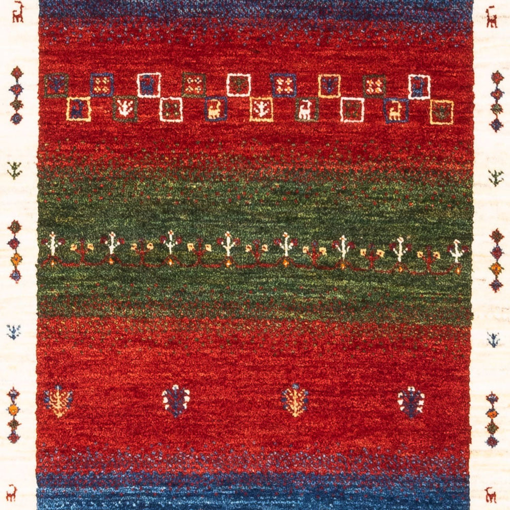 Gabbeh Teppich - Loribaft Perser - Royal - 122 x 82 cm - mehrfarbig