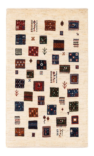 Gabbeh Teppich - Loribaft Perser - Royal - 130 x 82 cm - creme