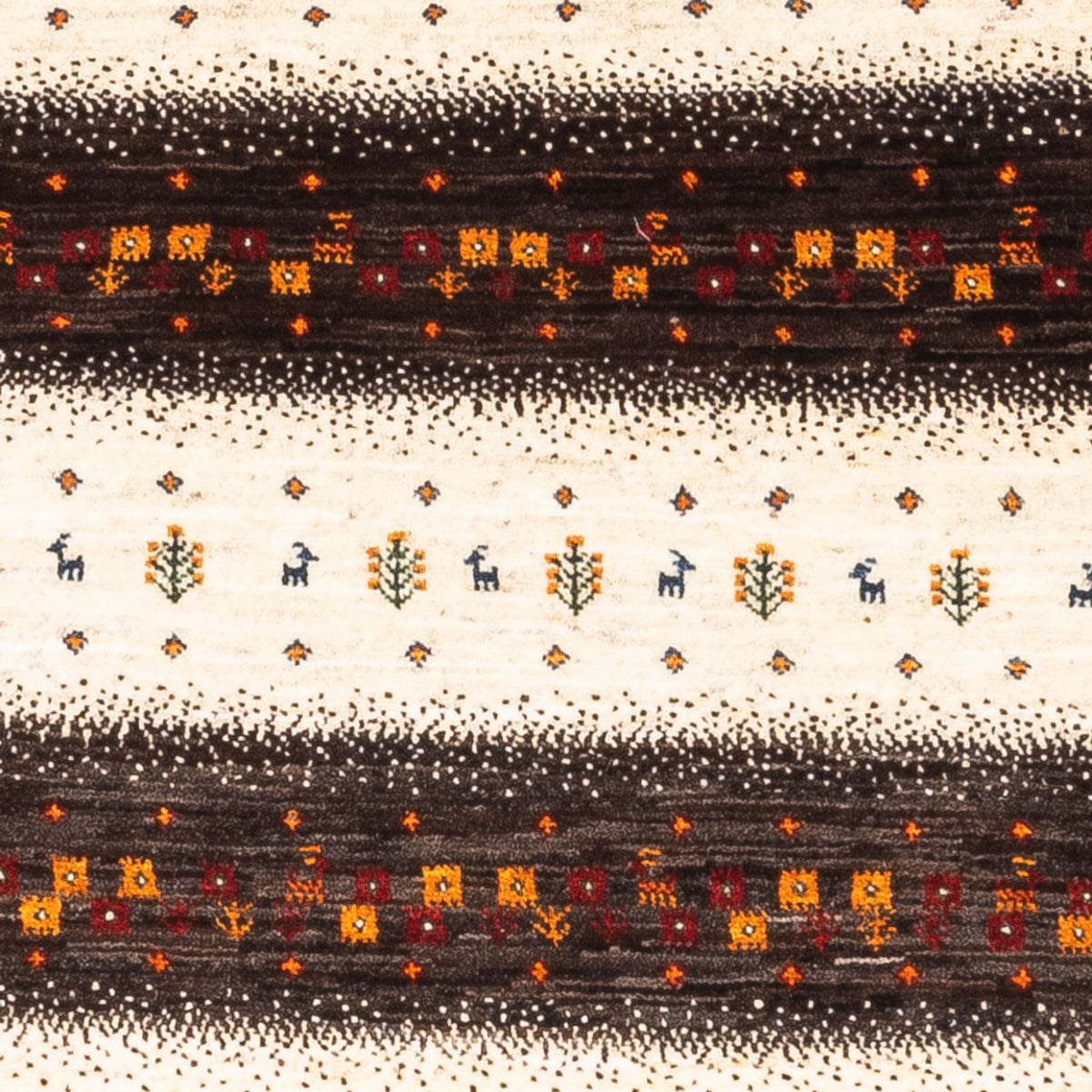 Gabbeh Teppich - Loribaft Perser - Royal - 127 x 83 cm - mehrfarbig