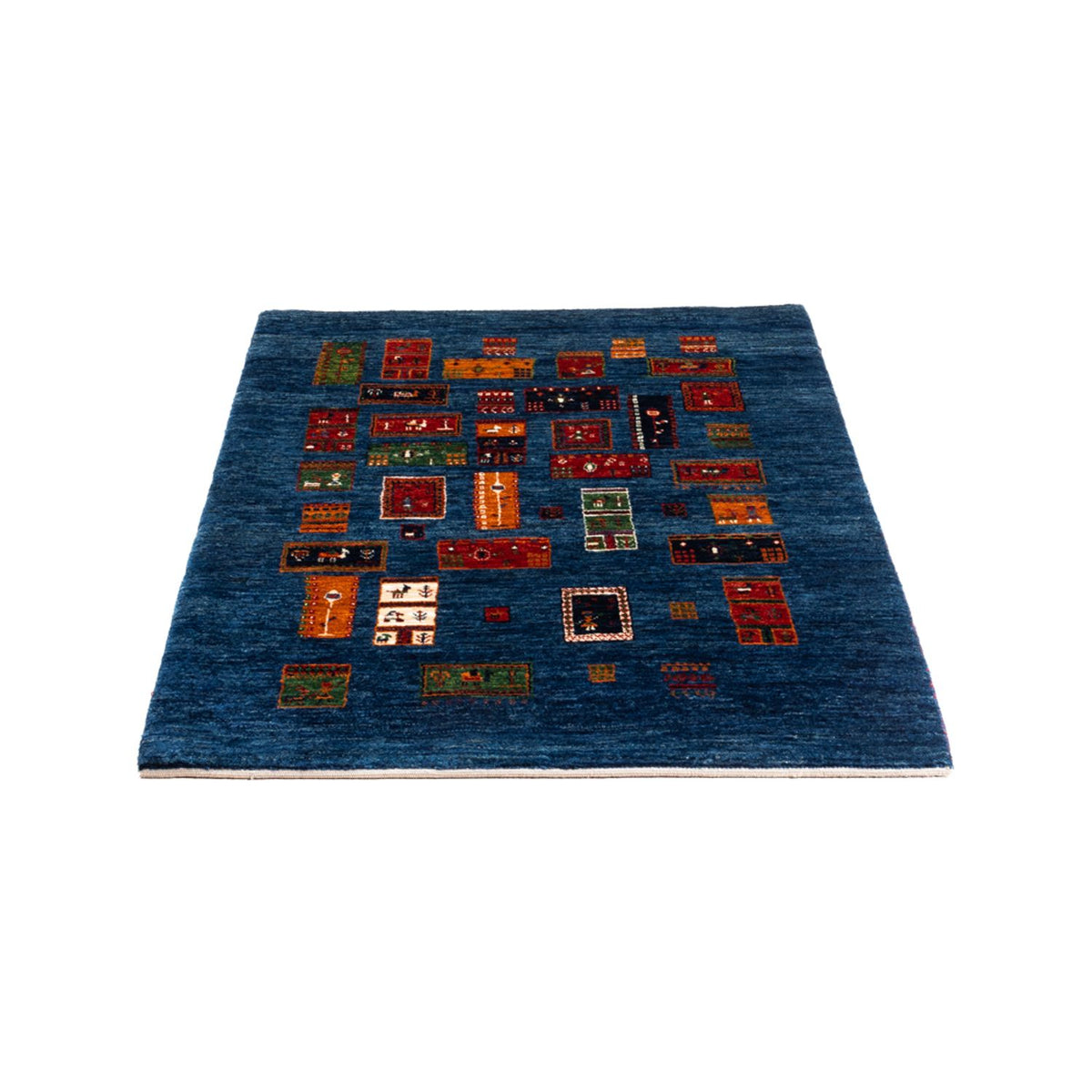 Gabbeh Teppich - Loribaft Perser - Royal - 123 x 86 cm - mehrfarbig