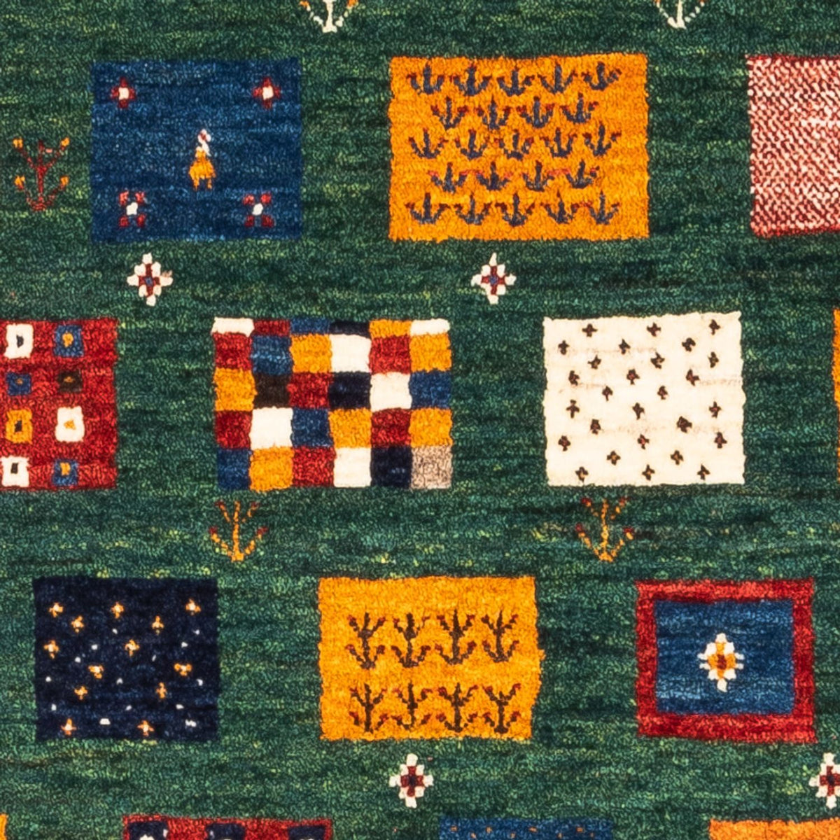 Gabbeh Teppich - Loribaft Perser - Royal - 125 x 80 cm - mehrfarbig