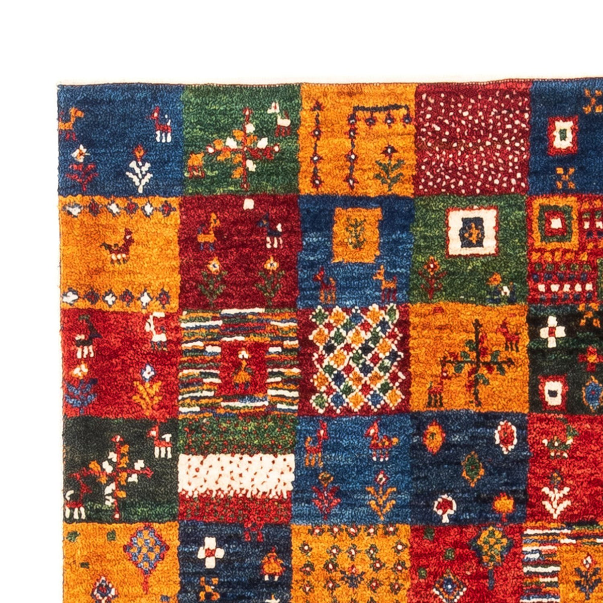 Gabbeh Teppich - Loribaft Perser - Royal - 119 x 85 cm - mehrfarbig