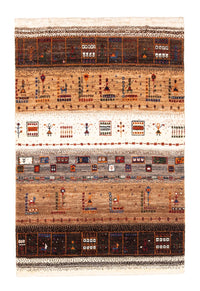 Tappeto Gabbeh - Loribaft Persero - Reale - 124 x 85 cm - multicolore