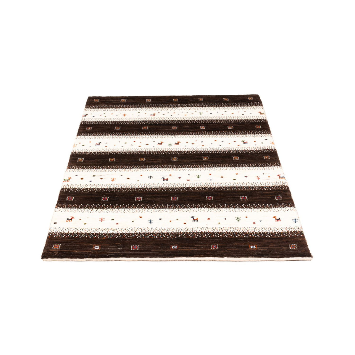 Gabbeh Teppich - Loribaft Perser - Royal - 136 x 84 cm - mehrfarbig