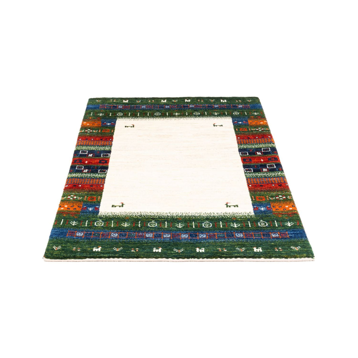 Gabbeh Teppich - Loribaft Perser - Royal - 132 x 83 cm - mehrfarbig