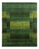 Gabbeh Teppich - Loribaft Perser - 191 x 153 cm - grün